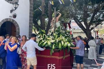 Telde rinde tributo a San Lorenzo en la capital grancanaria/Francisco Javier Santana.